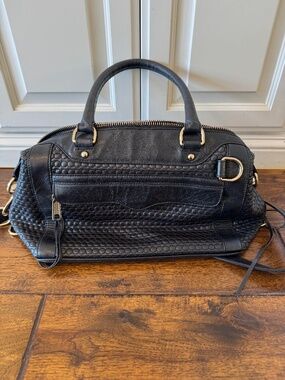Rebecca Minkoff Black Leather Satchel Bag